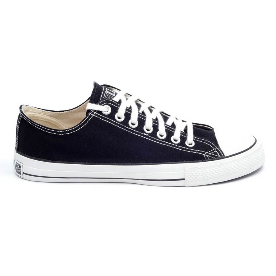 Fair Trainer Classic Low Top Sneaker schwarz/ weiß